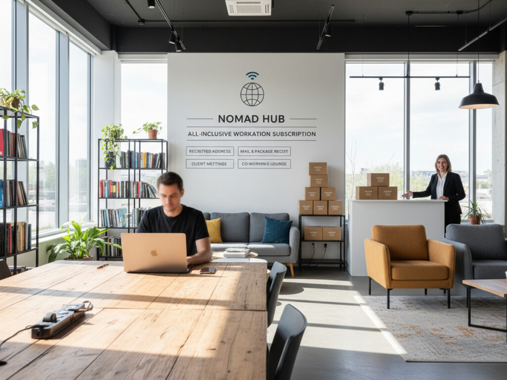 使い放題+登記で住所・荷受け・来客を一本化(ワーケーション サブスク)