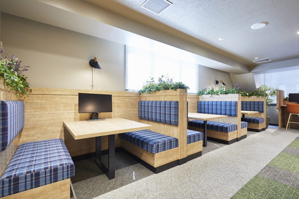 ワークスタイリング 吉祥寺のオープンワークスペース