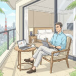 グランドハイアットでワーケーションする1日のイメージ