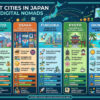 Best cities in Japan for digital nomads including Tokyo Osaka Fukuoka Kyoto and Okinawa