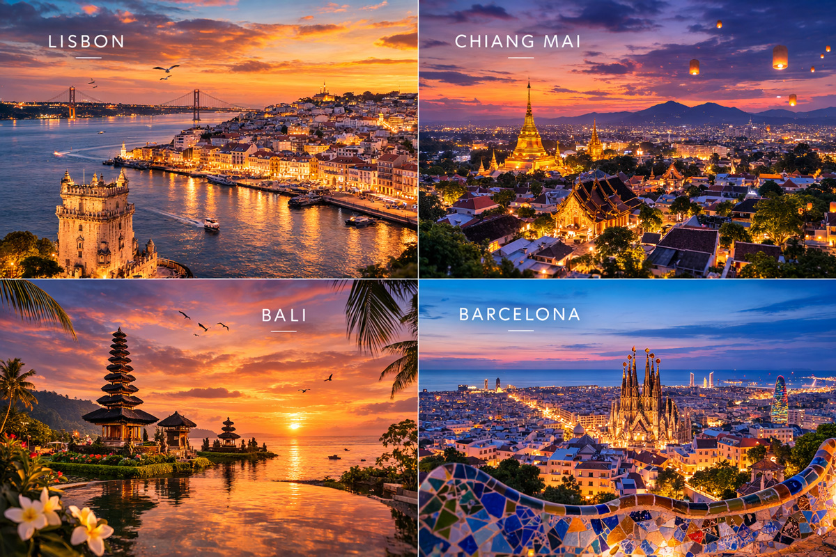 地方創生とデジタルノマド｜リスボンやチェンマイなど世界の成功都市事例