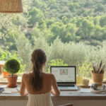 formieのオンライン学習で在宅ワークスキルを学ぶイメージ