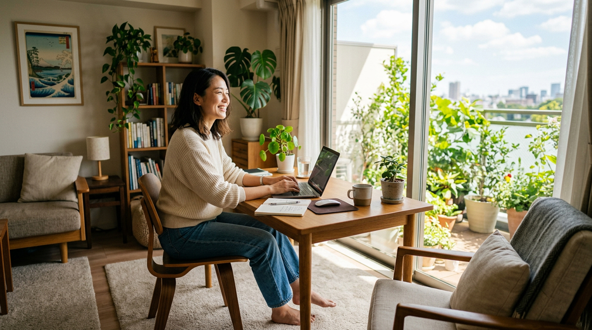 ワーケーション サブスクで在宅ワークを実現する女性の自由な働き方